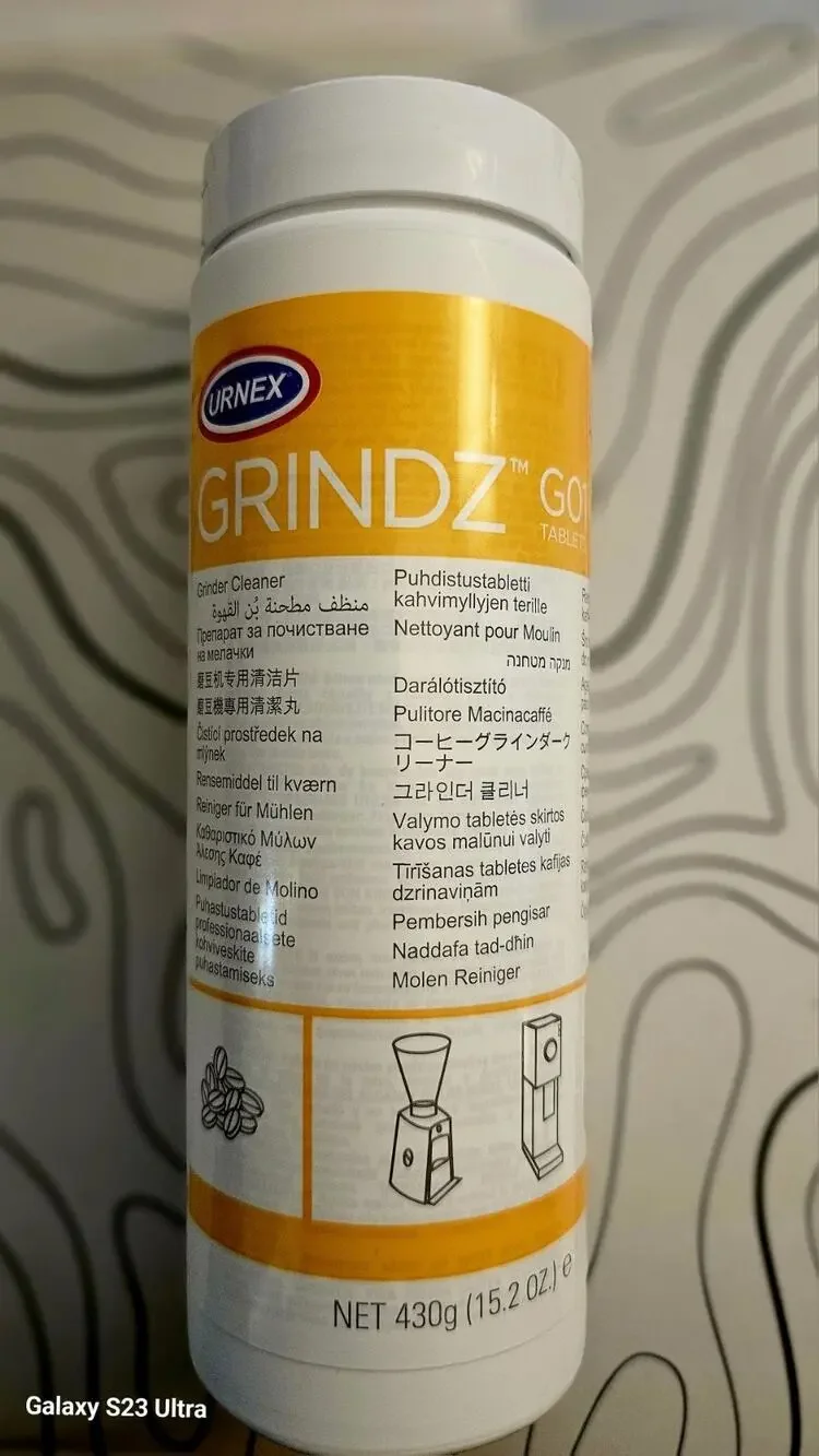 Urnex Grindz Professional Coffee Grinder Cleaning G01 Tablets 430g GF USA (B1-A5